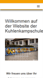 Mobile Screenshot of kuhlenkampschule.de